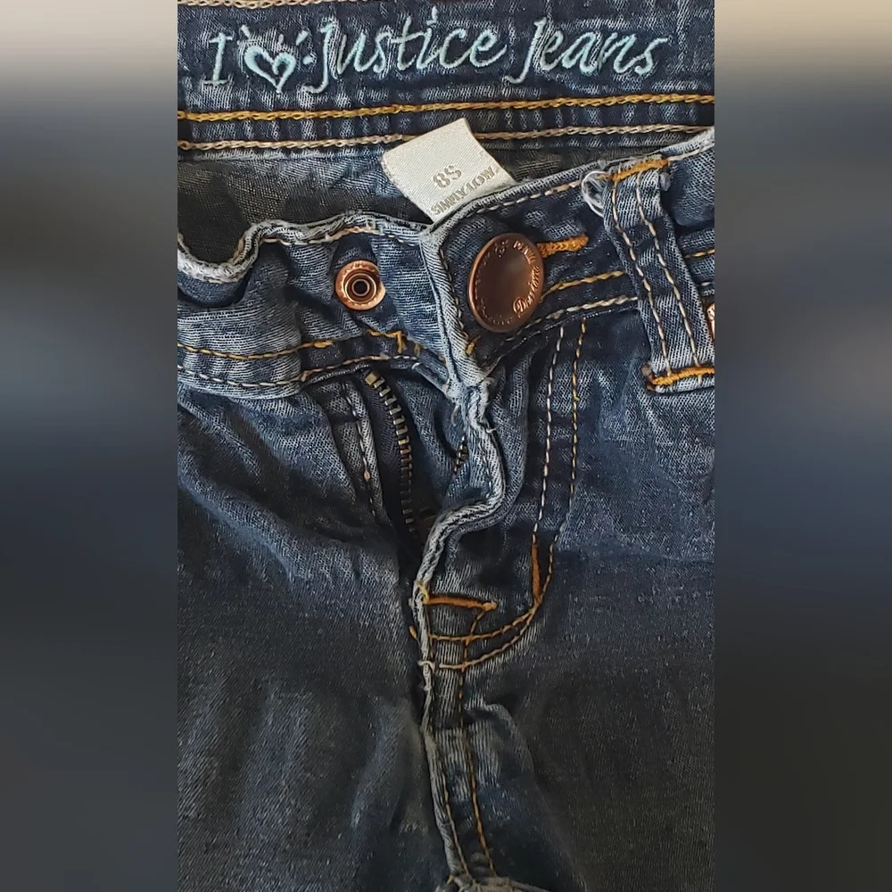 Justice Girl's‎ Skinny Low Jeans Size 8